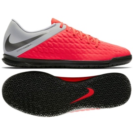 Indendørs sko Nike Hypervenom PhantomX 3 Club Ic Jr AJ3789-600 flerfarvet rød