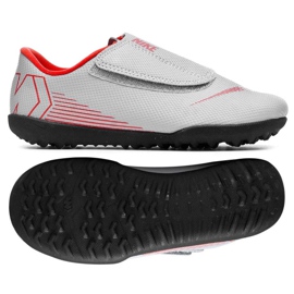 Nike Mercurial Vapor 12 Club Ps Tf Jr AH7357-060 fodboldsko grå grå