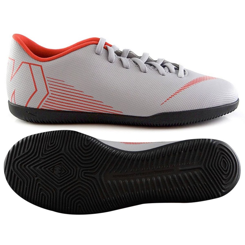 Indendørs sko Nike Mercurial Vapor 12 Club Ic M AH7385-060 grå grå
