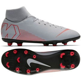 Nike Mercurial Superfly 6 Club Mg M AH7363-060 fodboldsko flerfarvet grå