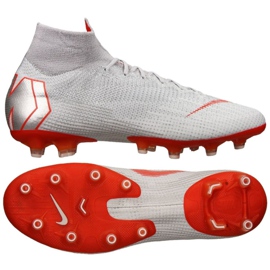 Nike Mercurial Superfly 6 Elite Ag Pro M AH7377-060 fodboldsko hvid hvid