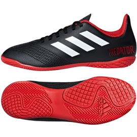 Adidas Predator Tango 18.4 Tf Jr DB2335 fodboldstøvler sort sort
