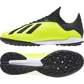Adidas X Tango 18.3 Tf M DB2475 fodboldstøvler flerfarvet gul