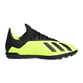 Adidas X Tango 18.3 Tf Jr DB2423 fodboldstøvler flerfarvet gul