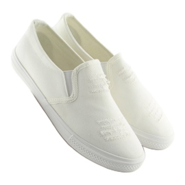 Sneakers slip-on hvid BL126P Hvid