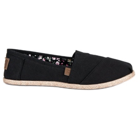 Mckeylor Sorte slip-on espadriller