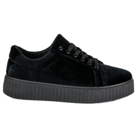 McKey Velour Creepers sneakers sort