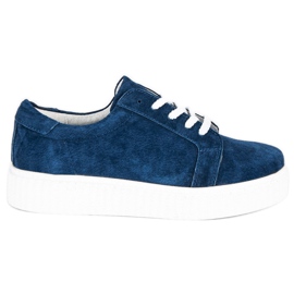Filippo Sneakers i læder blå
