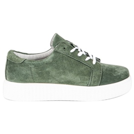 Filippo Sneakers i læder grøn