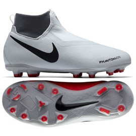 Nike Phantom VSN Academy DF FG Jr AO3287-060 fodboldsko hvid