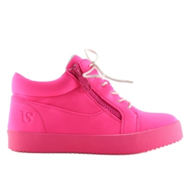 Pink 1413 Fuchsia sportssko til kvinder lyserød