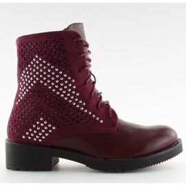 Støvler kvinder maroon claret FC-H65 Vin rød
