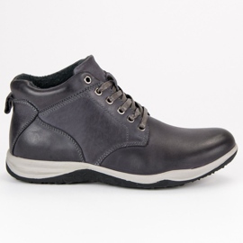Original Walkman Shoes Mænds Læderstøvler grå