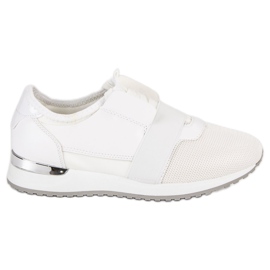 Slip-on sportssko hvid