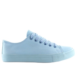 Blå monocolour sneakers til kvinder NB176 L.BLUE