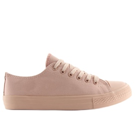 Dame sneakers monocolour pulverrosa NB176 Orangepink lyserød