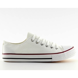 Klassiske kvinders hvide sneakers XL03 Hvid