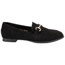 Slip-on ruskind loafers sort