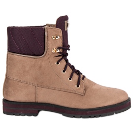 Lucky Shoes Brune ruskindarbejdere