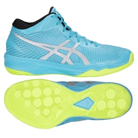 Asics Gel-Volley Elite Ff Mt M B750N-400 volleyballsko flerfarvet blå