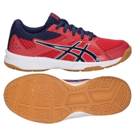 Asics Upcourt 3 Jr 1074A005-600 volleyballsko lyserød lyserød