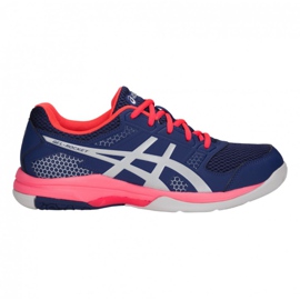 Asics Gel Rocket 8 W B756Y-400 volleyballsko marineblå marineblå