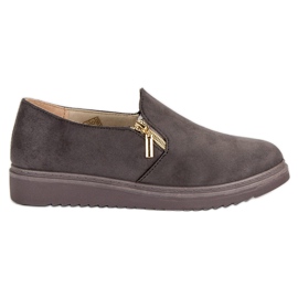 Ruskind sneakers grå