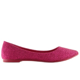 CC200P Fuchsia glitter ballerinaer lyserød