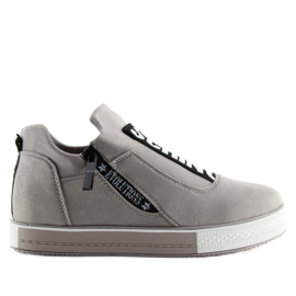 Grå Sneakers på kilen grå NB168 Grå