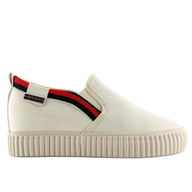 Sneakers slip-on beige 107-40 Beige
