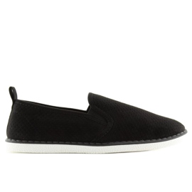 Sort LA08P Sort slip-on sneakers