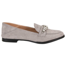 Bestelle Elegante grå loafers