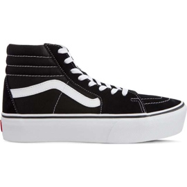 Vans Sk8 Hi Platform 2 6BT Sort Ægte Hvid