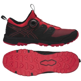 Asics Gel Fuji Rado M T7F2N-600 løbesko sort rød