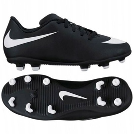 Nike Bravata Ii Fg Jr 844442-001 fodboldsko flerfarvet sort