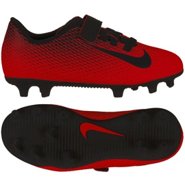 Nike Bravatia II V FG Jr 844434-601 fodboldsko rød
