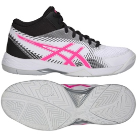 Asics Gel-Task Mt W B753Y-100 volleyballsko hvid hvid