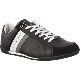 Tommy Hilfiger Corporate Material Mix Cupsole 990 sort