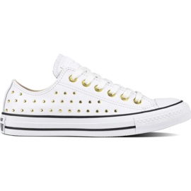 Converse Chuck Taylor All Star Læder Hvid Guld