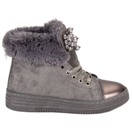 Varme sneakers grå