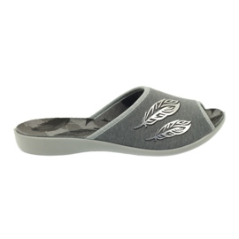 Befado damesko tøfler 254D096 hjemmesko grå