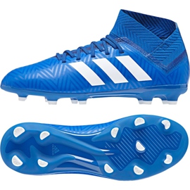 Adidas Nemeziz 18.3 Fg Jr DB2351 fodboldstøvler flerfarvet blå