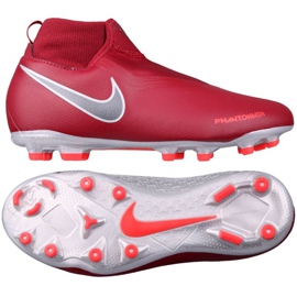 Nike Phantom VSN Academy DF FG Jr AO3287-606 fodboldsko rød