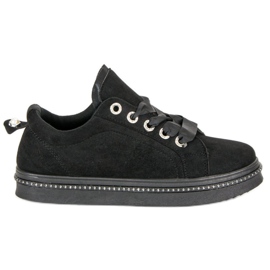 Fashion ruskind sneakers sort