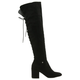 Black Heel støvler Black Big Star 274517 sort