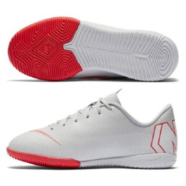 Indendørs sko Nike Mercurial VaporX 12 Academy Gs Ic Jr AJ3101-060 hvid hvid