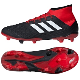Adidas Predator 18.2 Fg M DB1999 fodboldstøvler flerfarvet sort