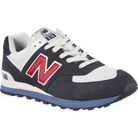 New Balance Ml574esc hvid rød marine blå