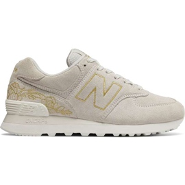 New Balance Wl574nga Blomstersalt med guld grå