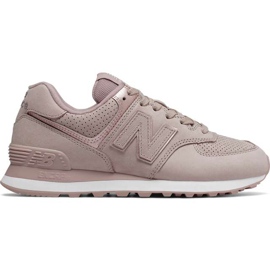 New Balance Wl574nbm Au Lait Med Champagne Metallic violet